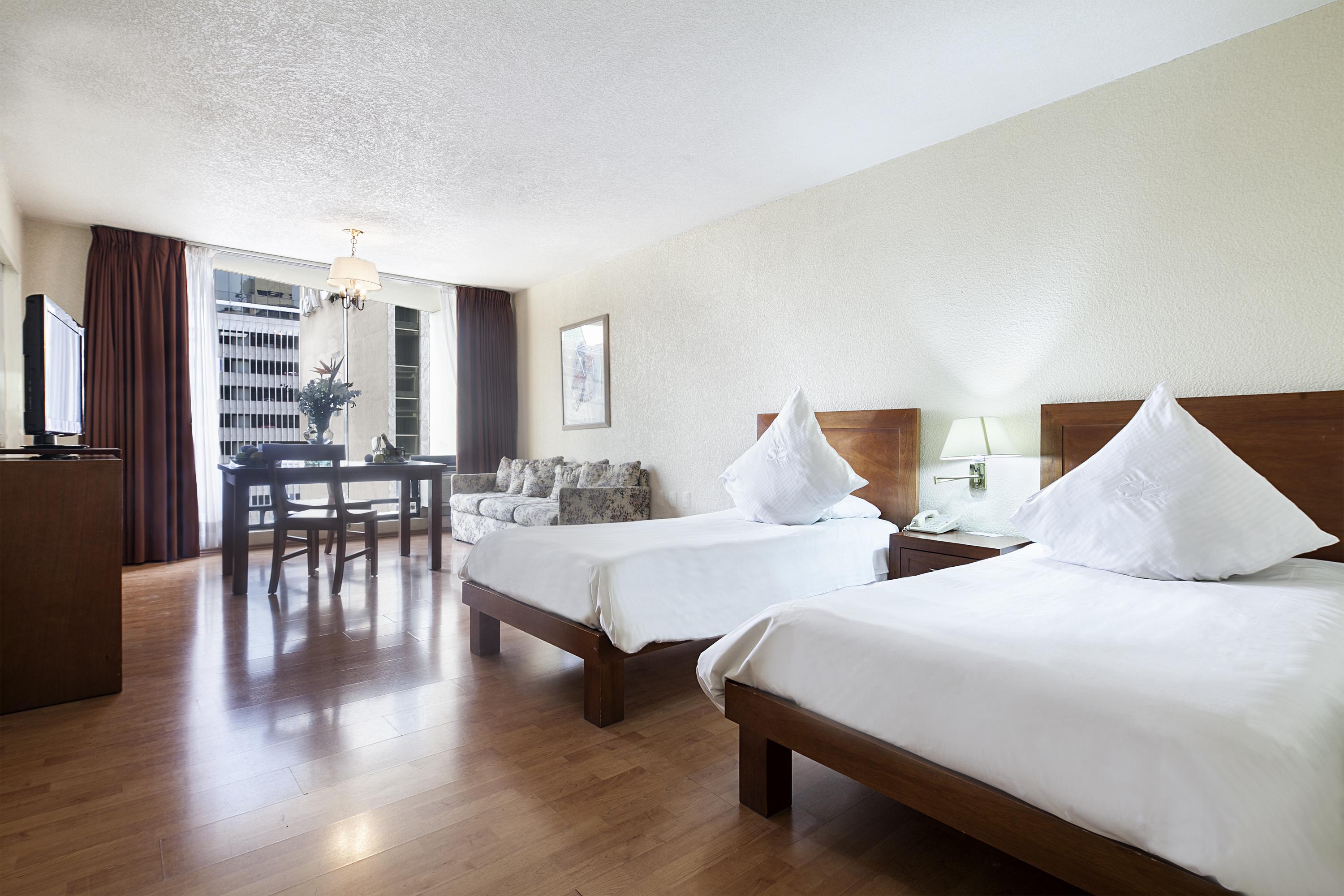 멕시코 시 엑스 스위트 산 마리노 아파트 호텔 외부 사진 A typical room at the hotel